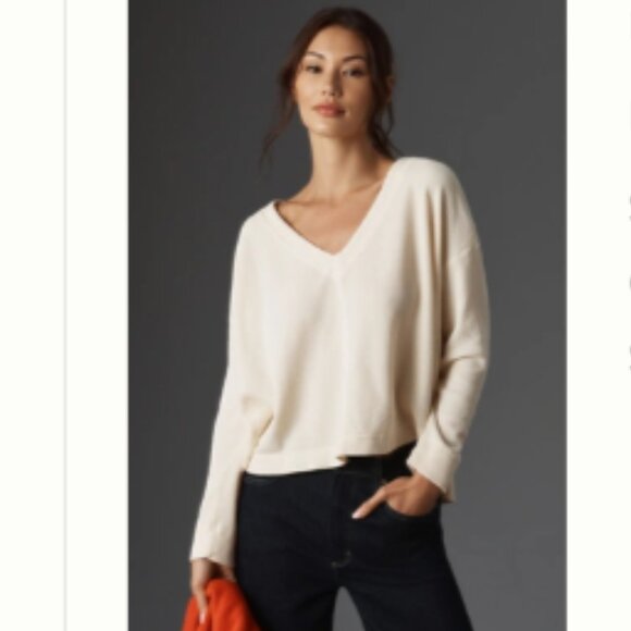 Brand New Pilcro Long-Sleeve V-Neck Top - Picture 1 of 5